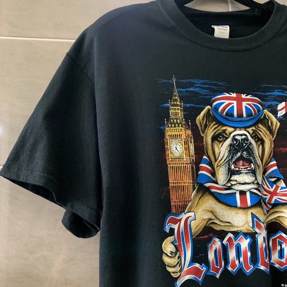 Vintage Gildan British Bulldog London Graphic Tee - Picture 5 of 11